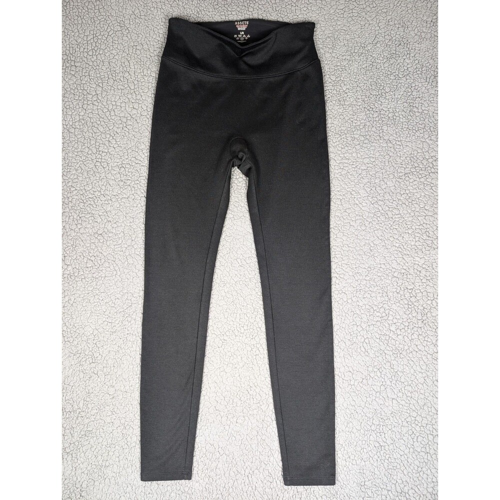 Assets Red Hot by Spanx Women's Shapewear Leggings Black Large Stretch Slimming